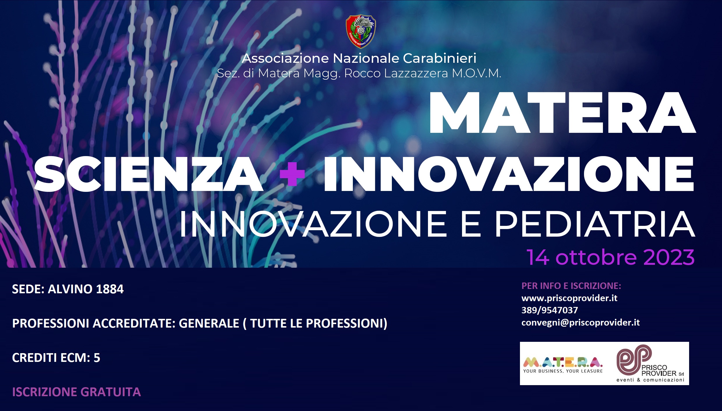 MATERA SCIENZA E INNOVAZIONE #1: Innovazione e scienza in Pediatria